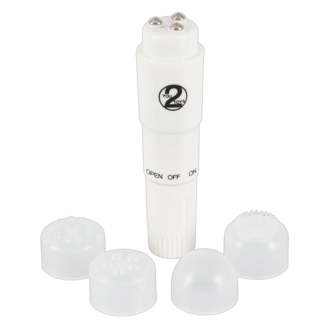 Minivibrator „Compact Pro“ mit 4 Stimulations-Aufsätzen