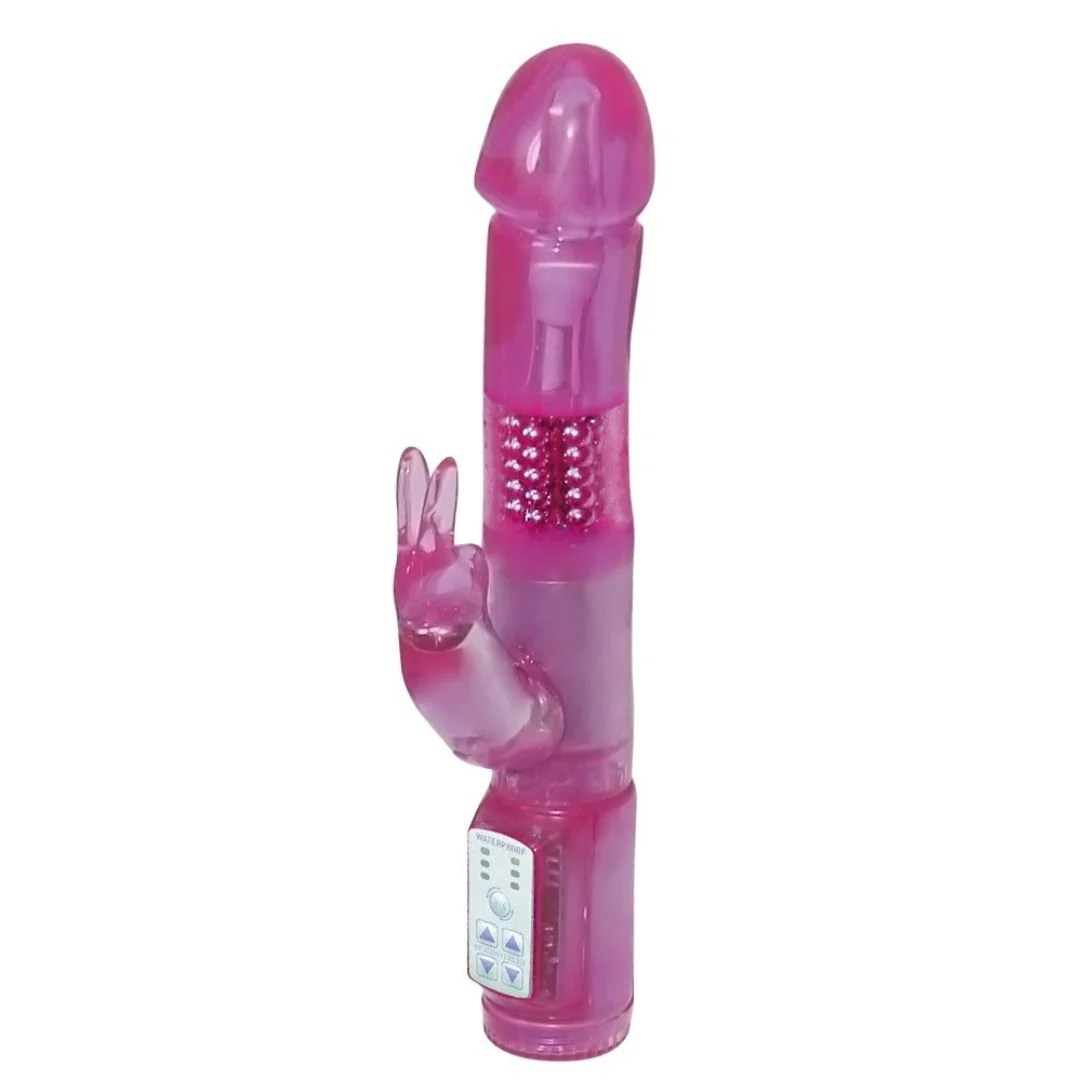 Rabbitvibrator „Crazy Rabbit“ mit Rotationsfunktion
