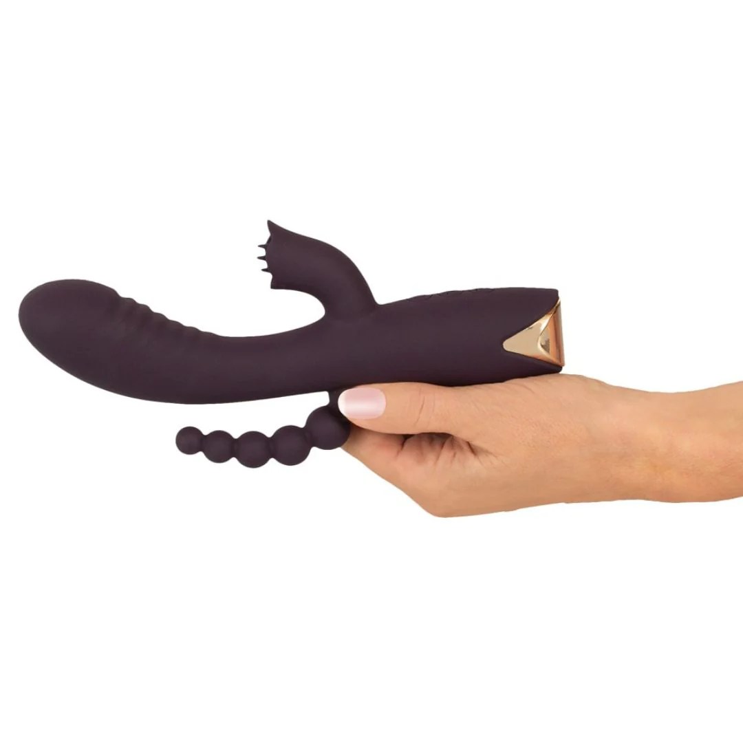 Rabbitvibrator „Triple Vibrator“ mit Analstimulator