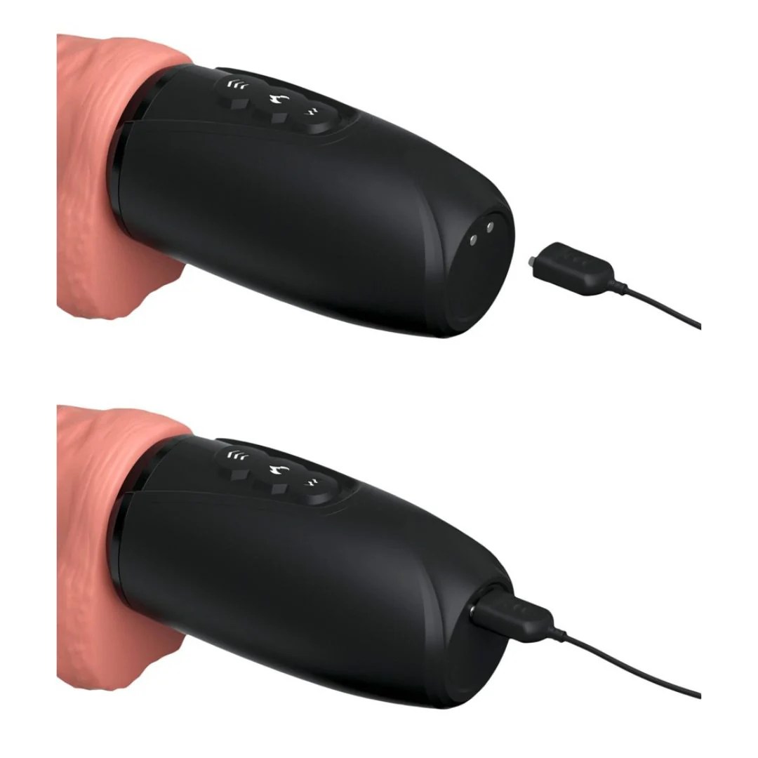 Stoßvibrator „6,5“ Thrusting Cock with Balls