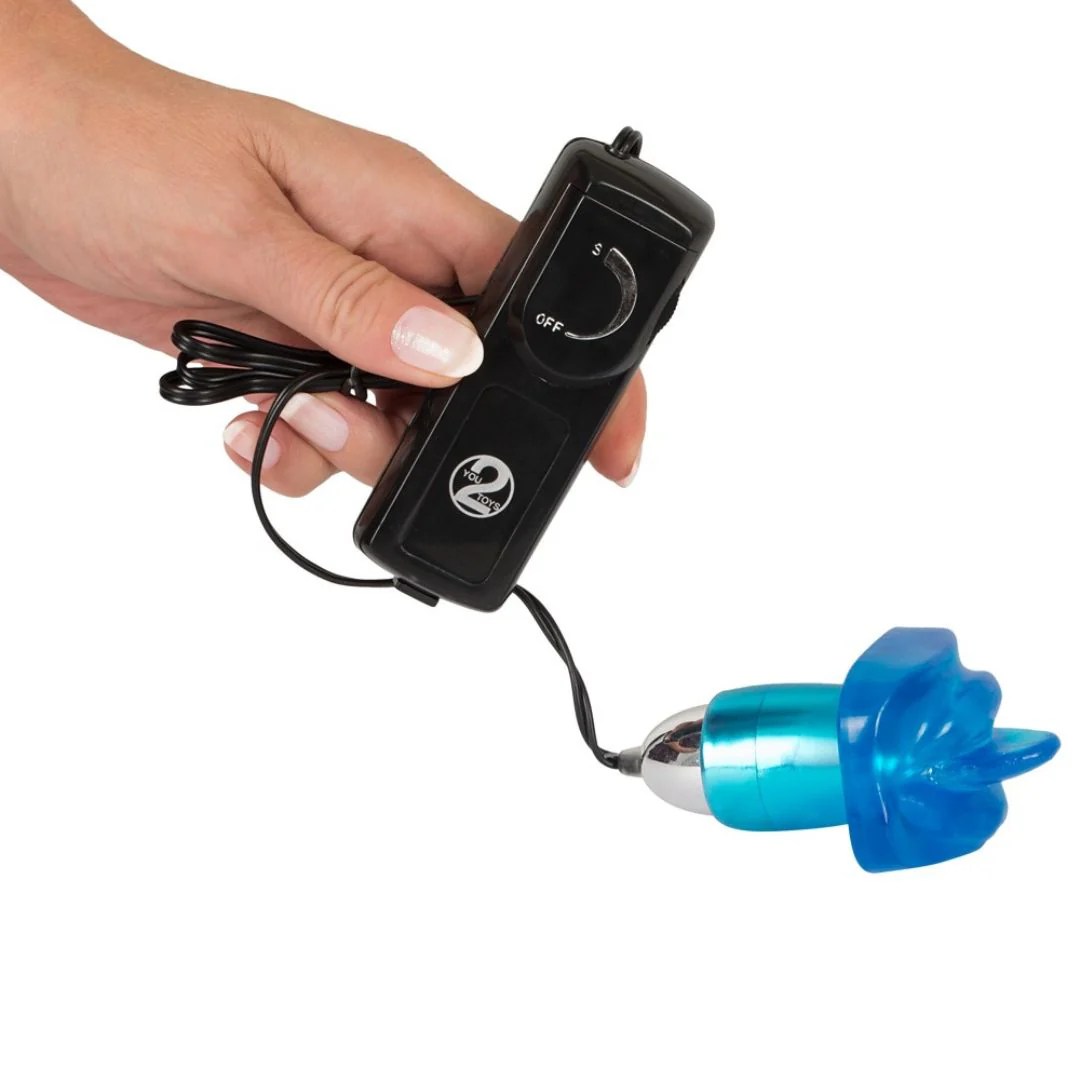 Auflegevibrator „Lick it“ mit Kabelfernbedienung