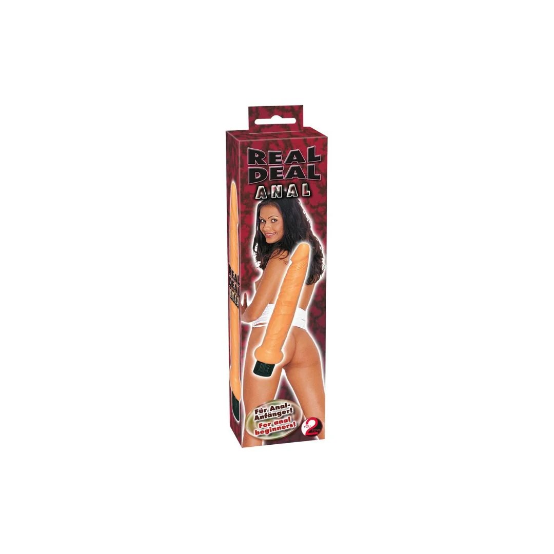 Naturvibrator „Real Deal Anal“ mit stufenloser Vibration