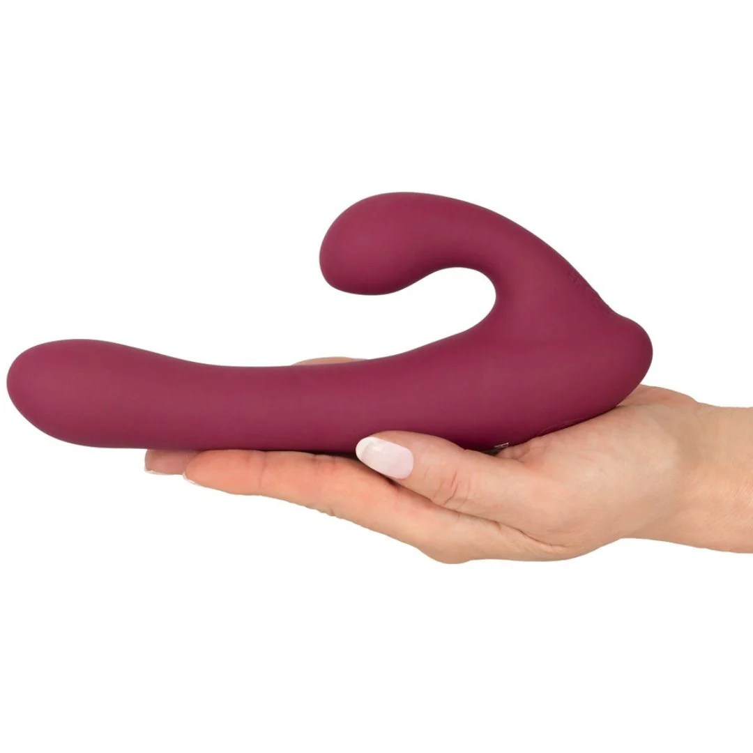 Rabbitvibrator mit Fernbedienung im Herzdesign