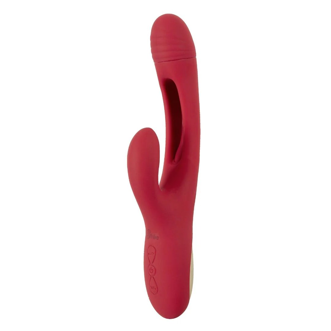 Rabbitvibrator mit Flicking-Tongue Funktion