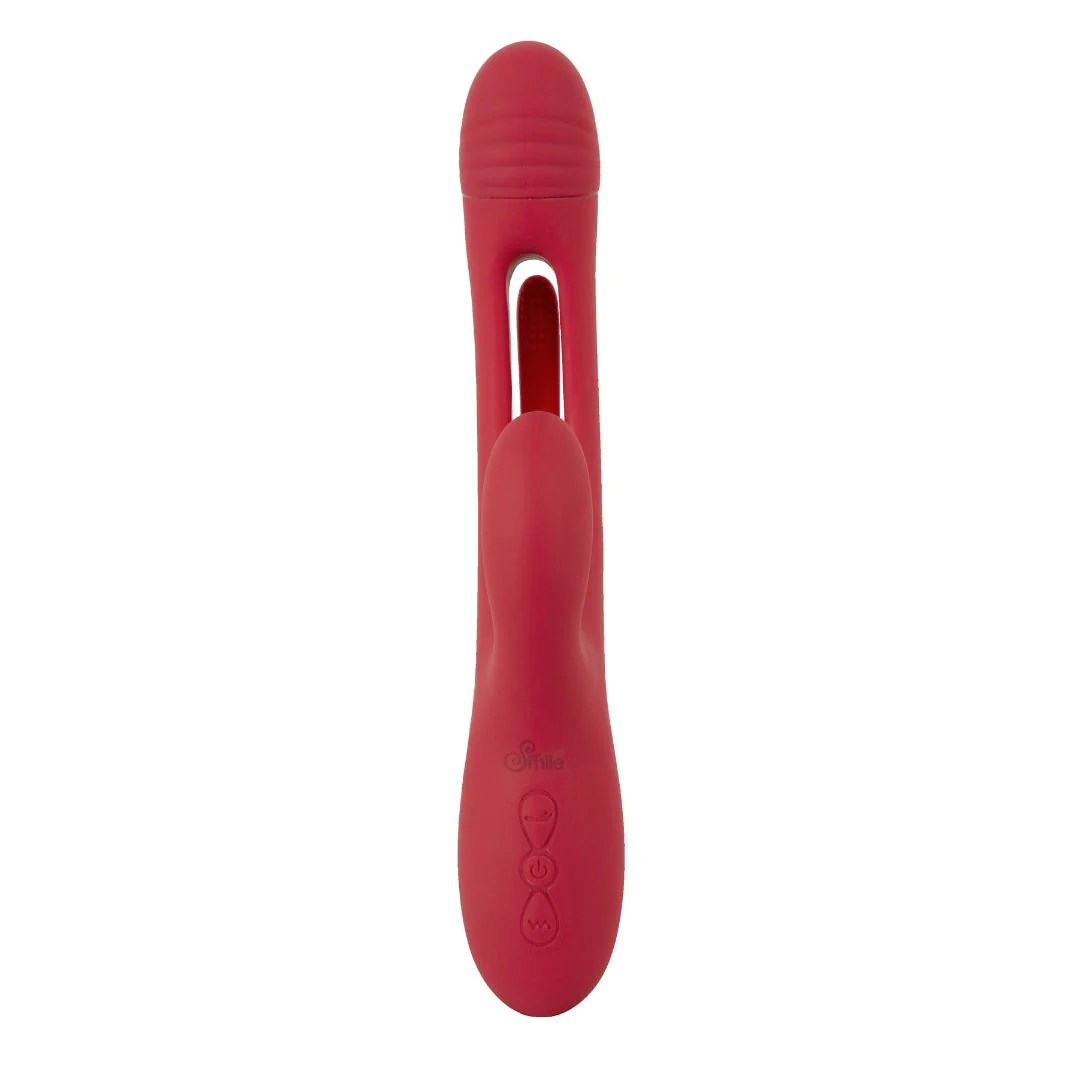 Rabbitvibrator mit Flicking-Tongue Funktion