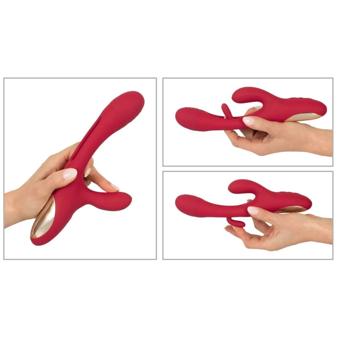 Rabbitvibrator mit Flicking-Tongue Funktion