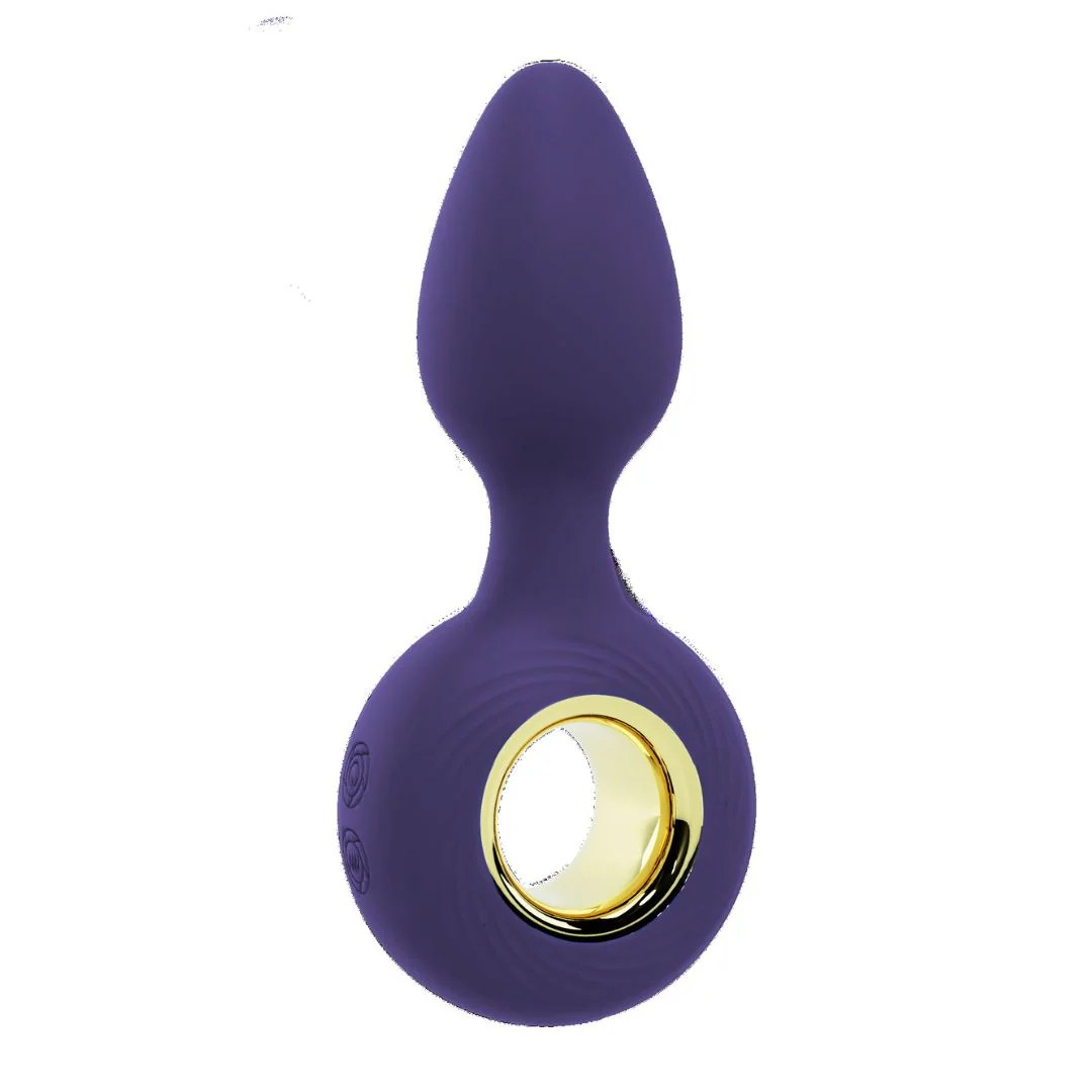 „Vibrating Butt Plug“ mit praktischem Haltering