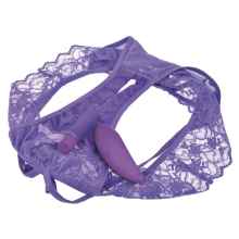 Slip mit Vibrator "Crotchless Petite Panty Thrill-Her" Slip mit Vibrator "Crotchless Petite Panty Thrill-Her"