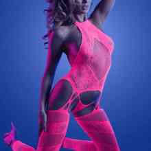 Netz Bodystocking mit Neckholder Netz Bodystocking mit Neckholder