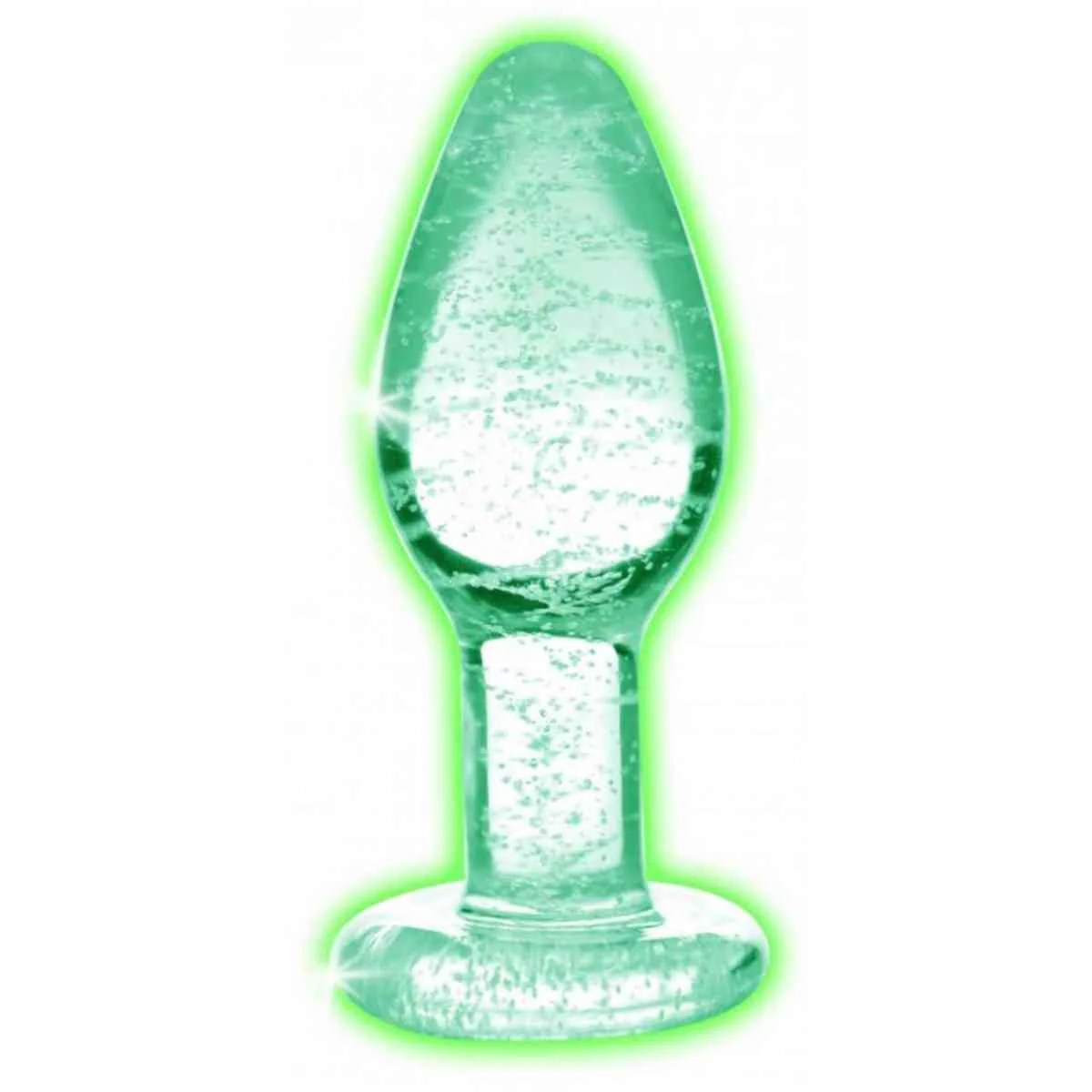 Analplug aus Glas "Glow in the Dark"