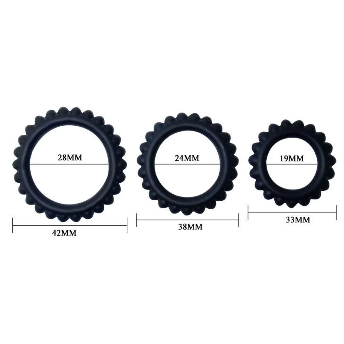 3-teiliges Penisring Set