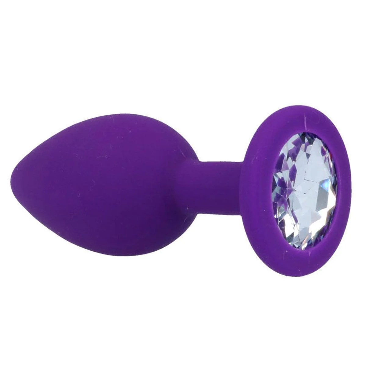 Analplug “Shelki S” mit Edelstein-Stopper