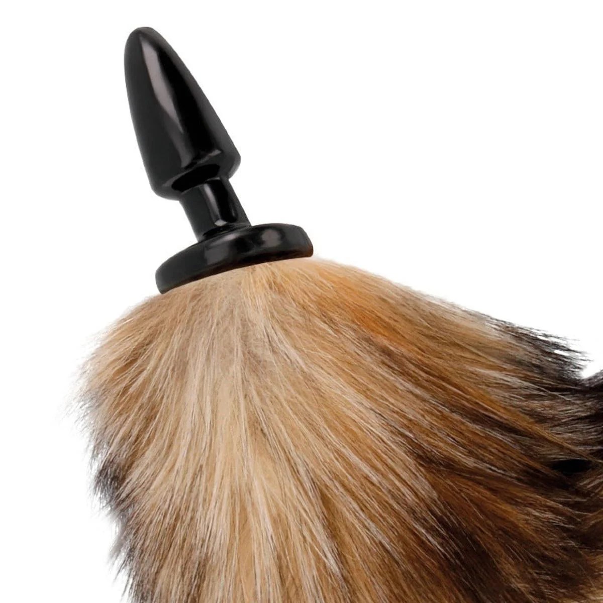 Analplug aus Silikon mit Schwanz