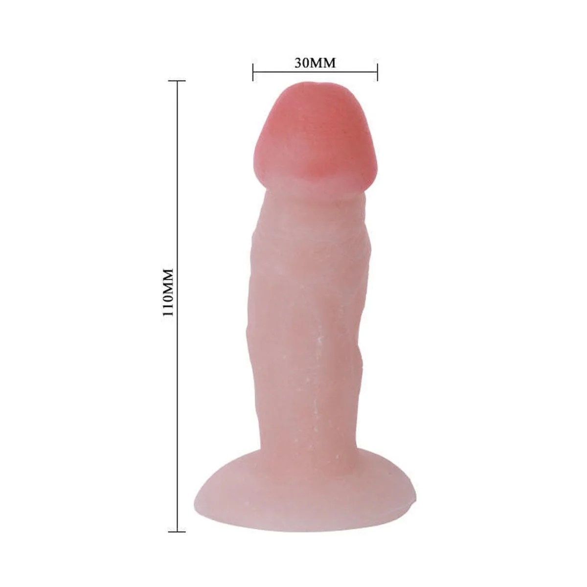 Analplug im realistischen Penis-Design, 11cm