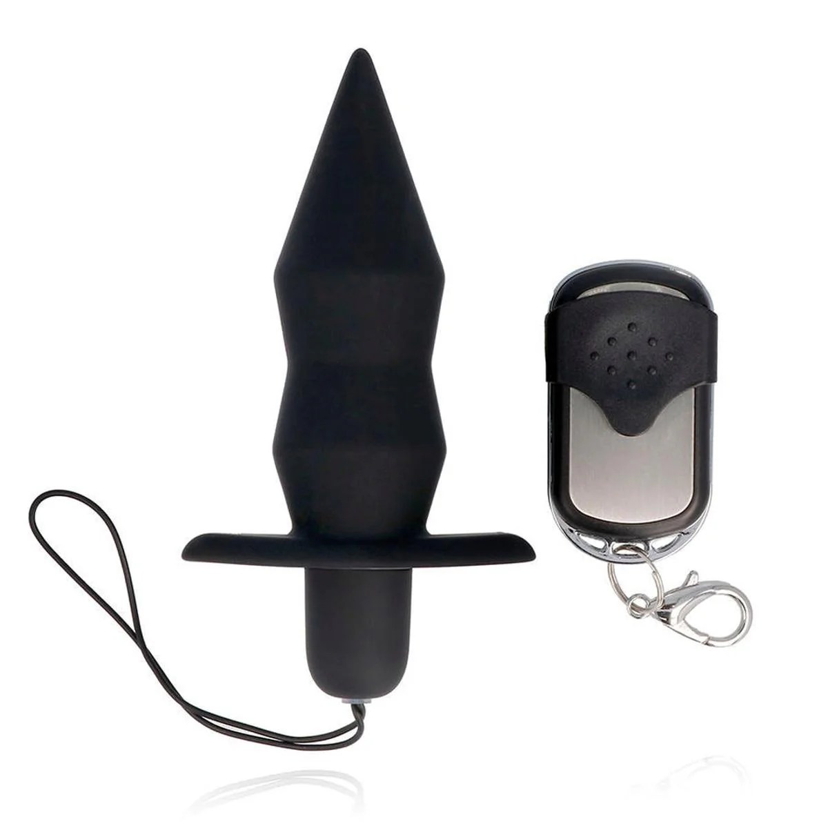 Analplug mit Vibration und Fernbedienung
