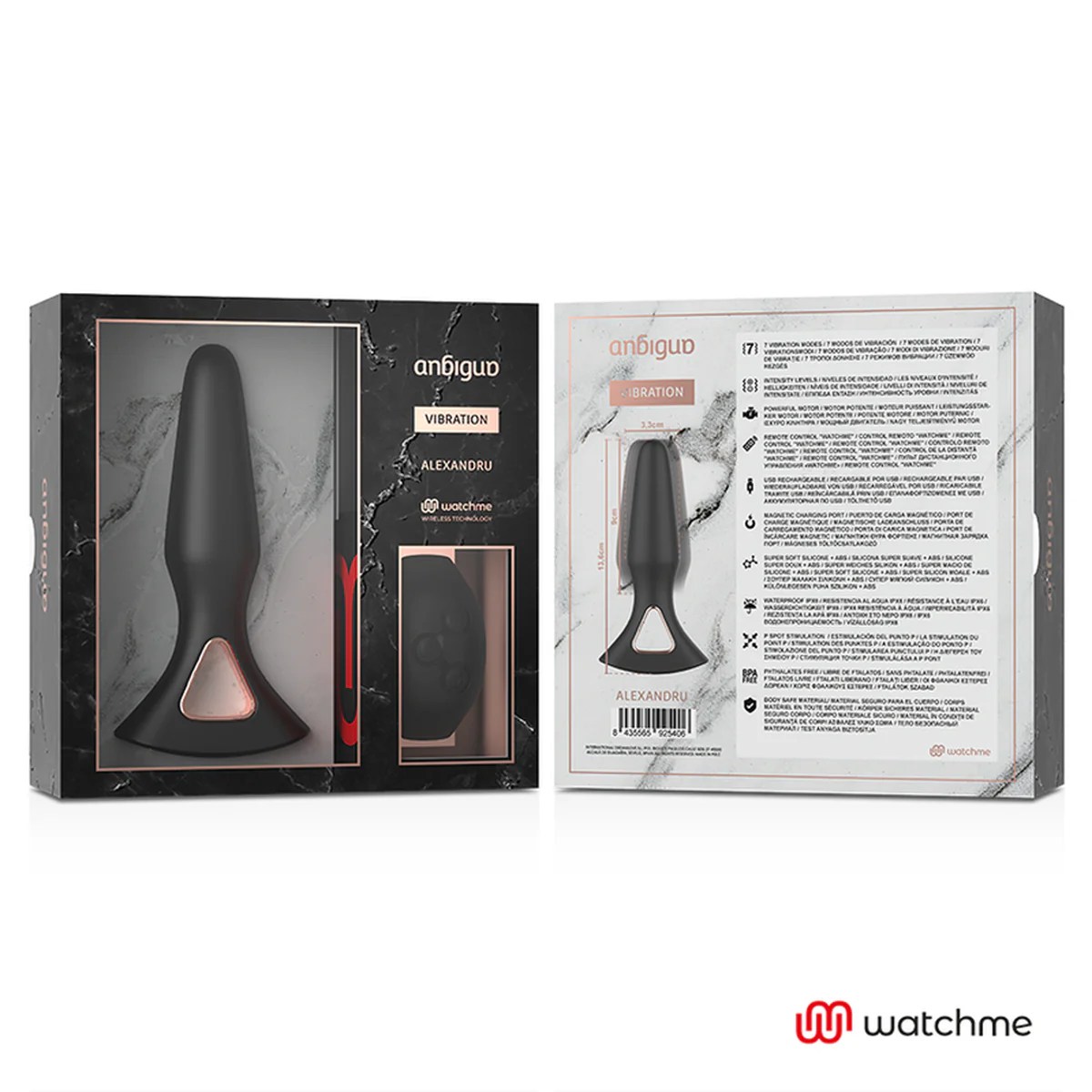 Analvibrator “Alexandru” mit Fernbedienung