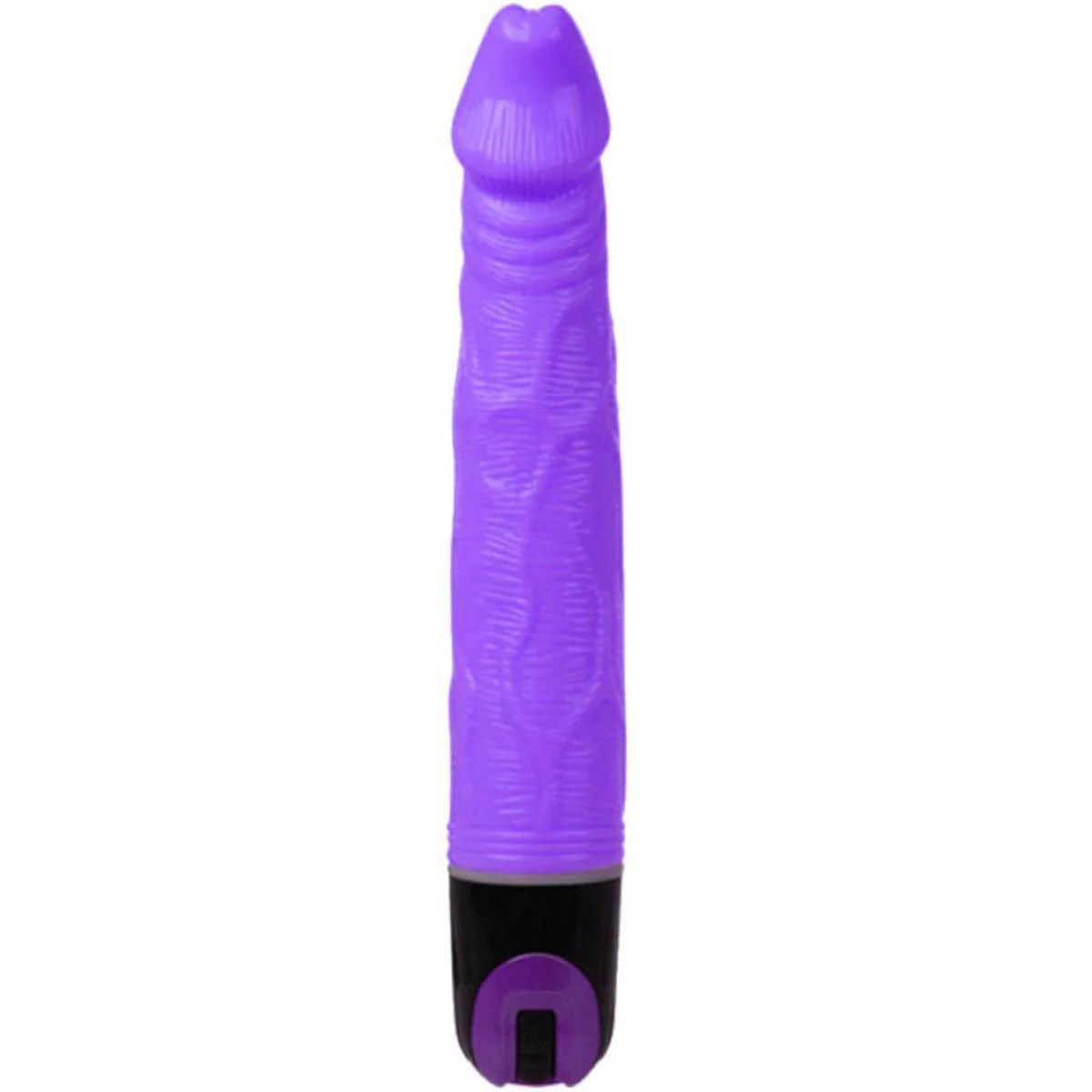 G-Punkt Vibrator mit Äderung und Eichel