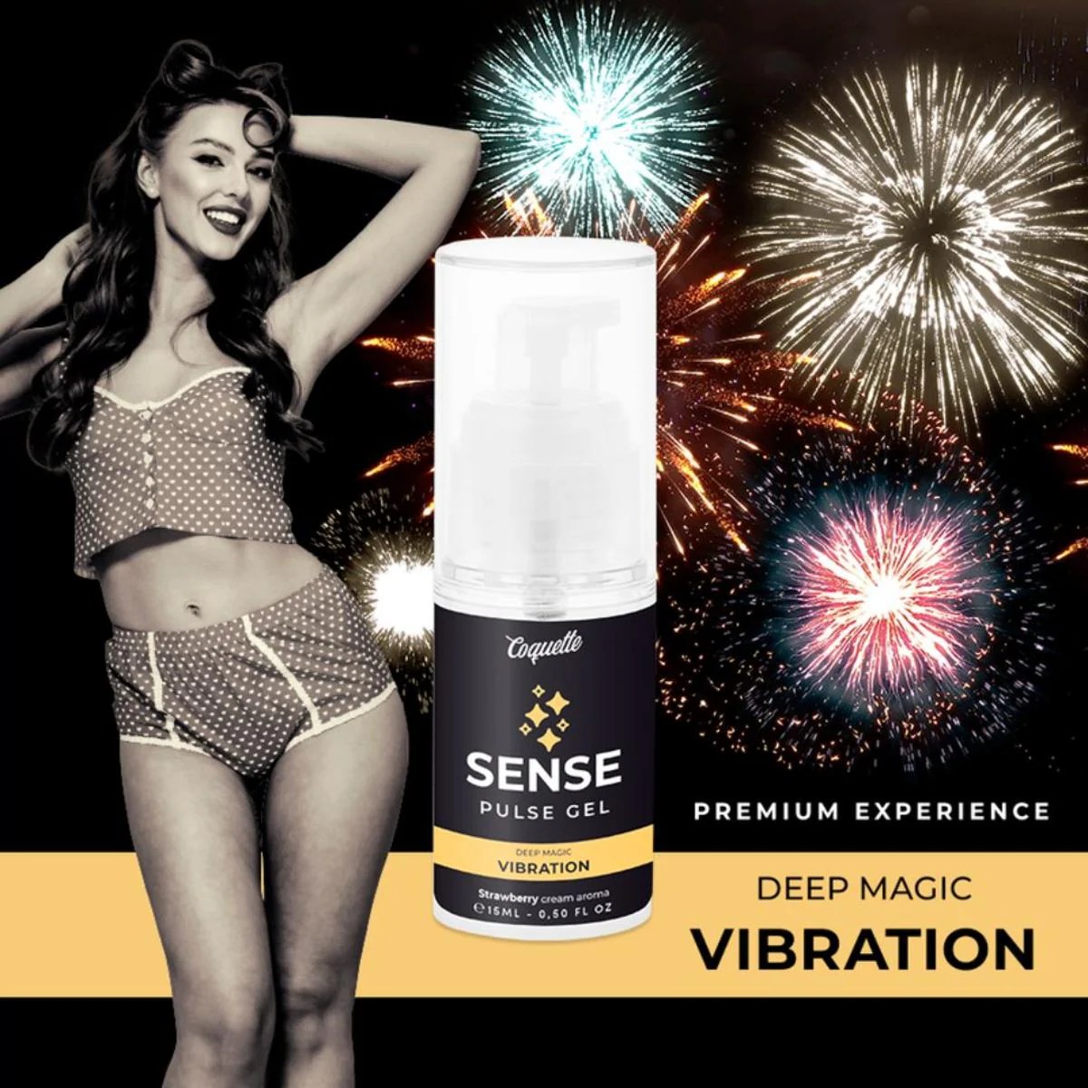 Gleitgel mit Vibrationseffekt „Desire Sense Pulse“