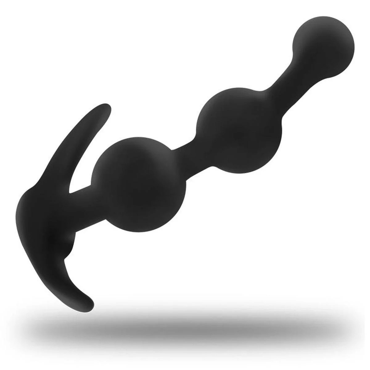 Gebogener Analplug aus Silikon