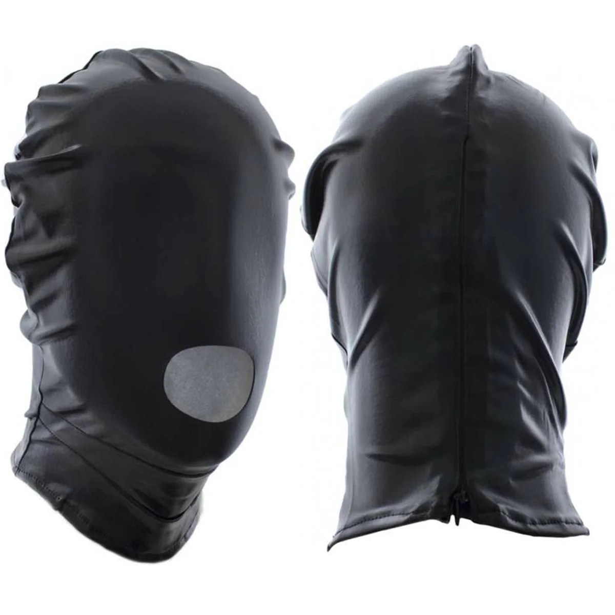 Kopfmaske mit Mundöffnung und Reißverschluss
