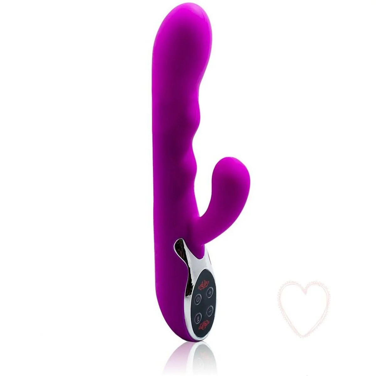 Rabbitvibrator “Crazy” mit Temperatur-Funktion