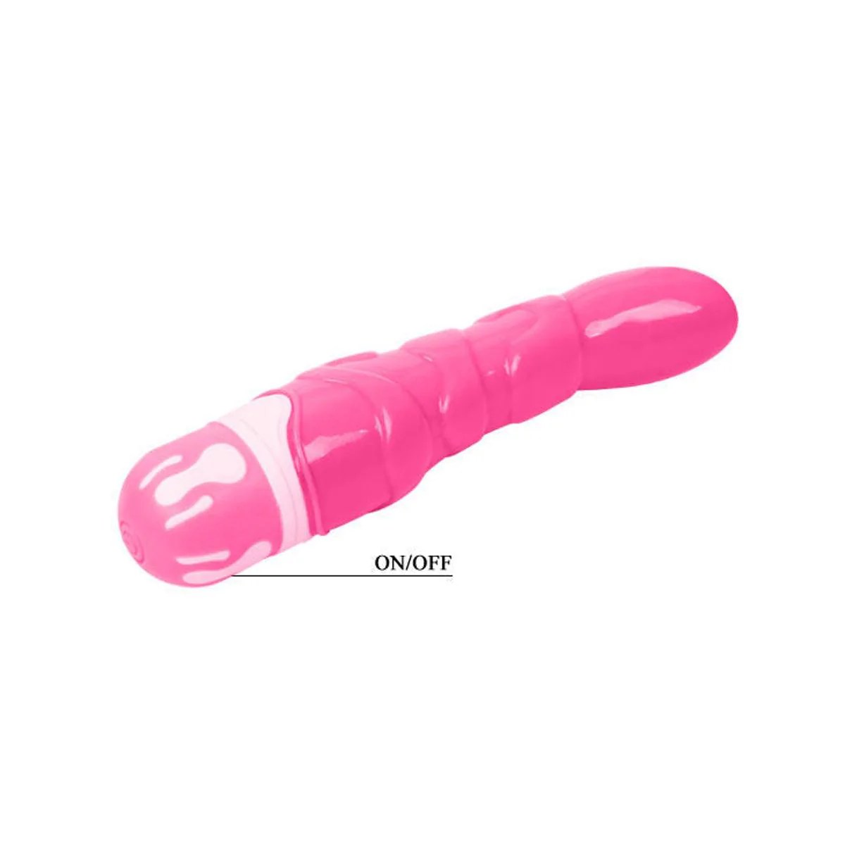 G-Punkt Vibrator mit Wellen am Schaft
