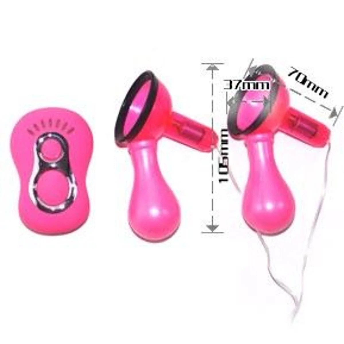 Nippelpumpen mit Fernbedienung und Vibration