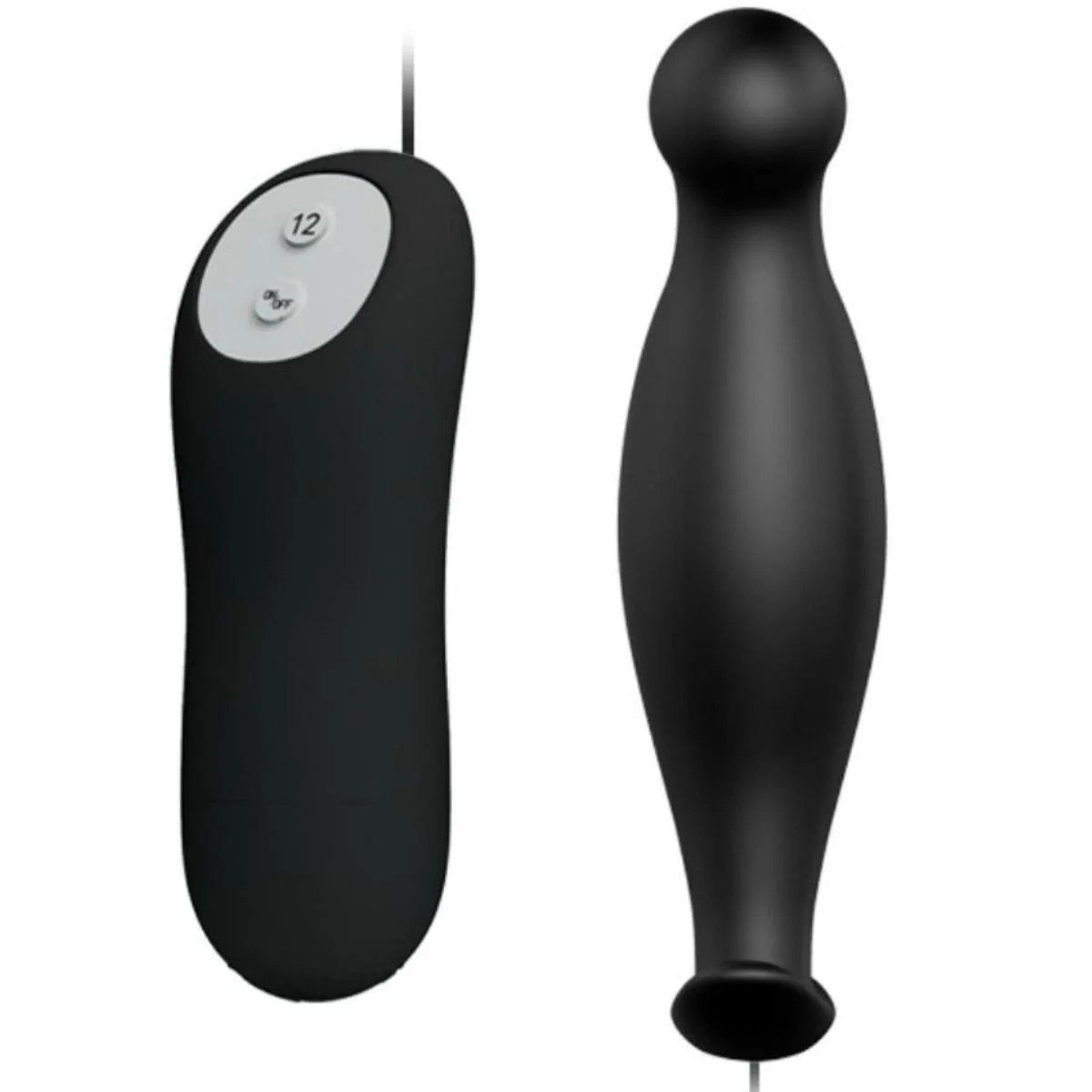 Vibrierender Analplug mit Fernbedienung
