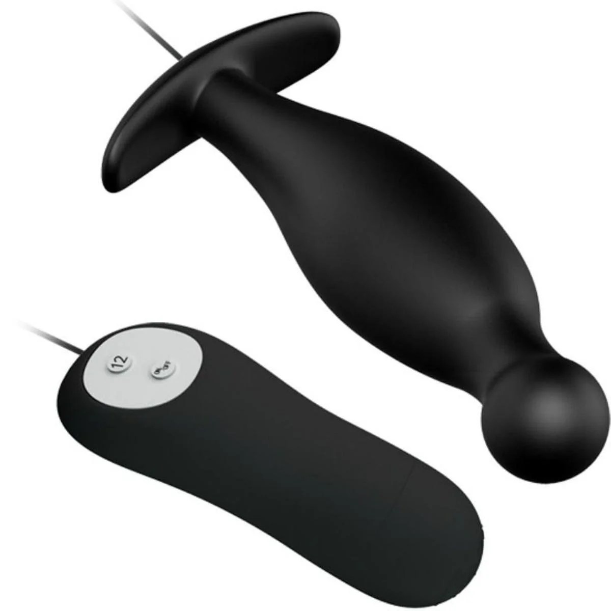 Vibrierender Analplug mit Fernbedienung