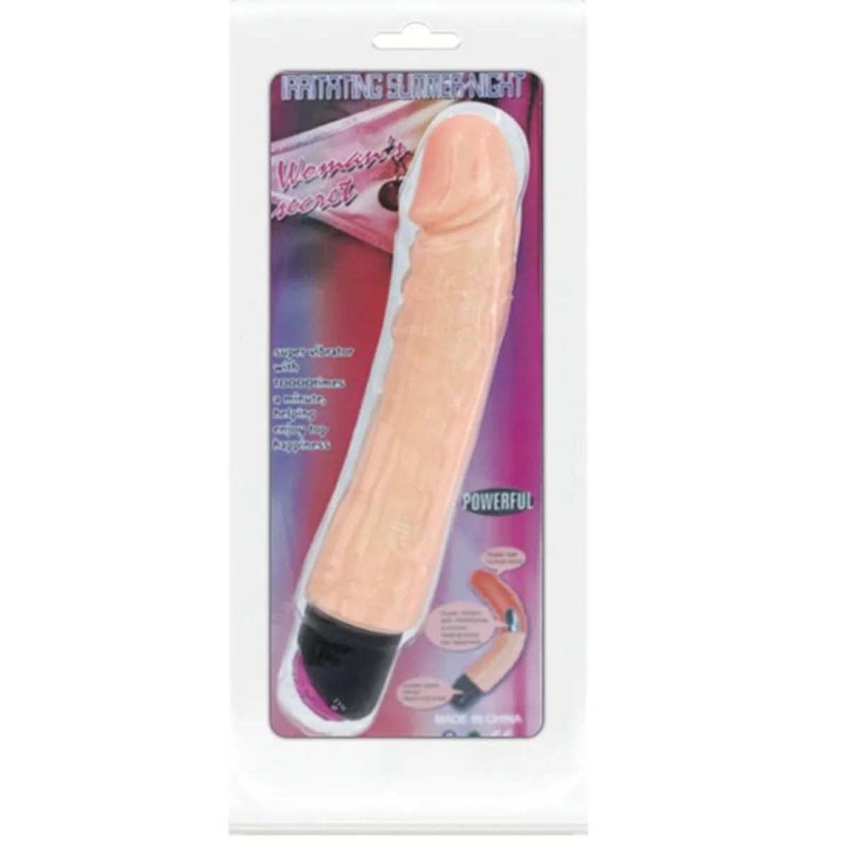 Realistischer und flexibler Vibrator, 25cm
