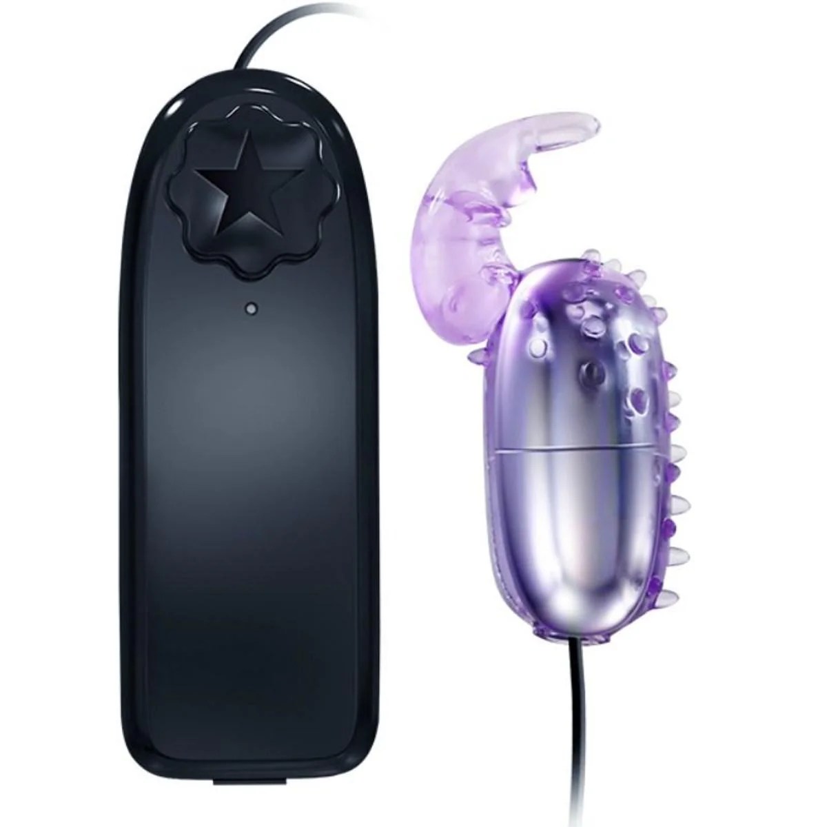Vibro-Ei "Super Vibrator" mit Klitoris-Stimulator