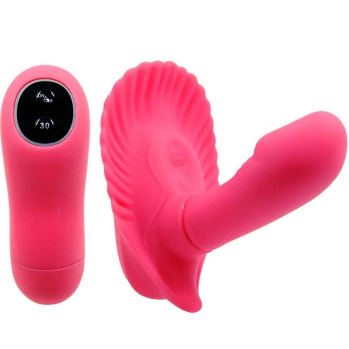 Paarvibrator "Fancy Clamshell" mit Fernbedienung