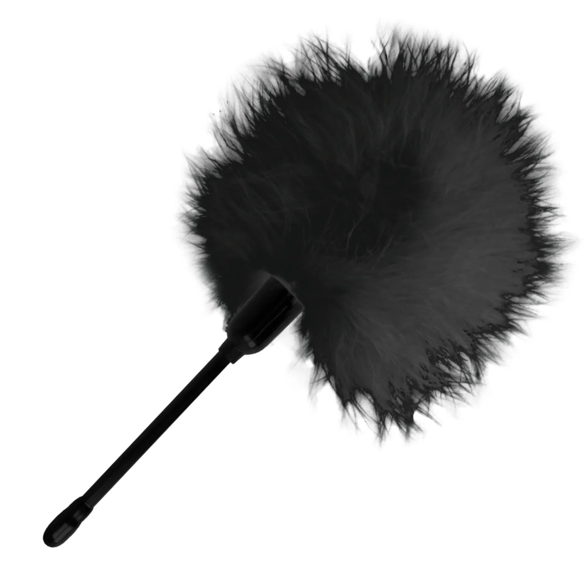 Schwarze Feder, 20 cm