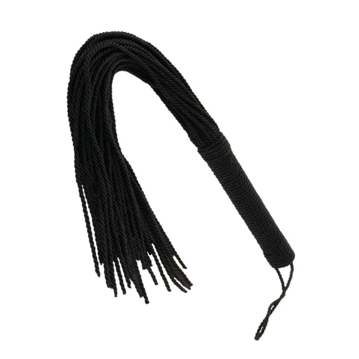 Schwarzer Bondage Flogger