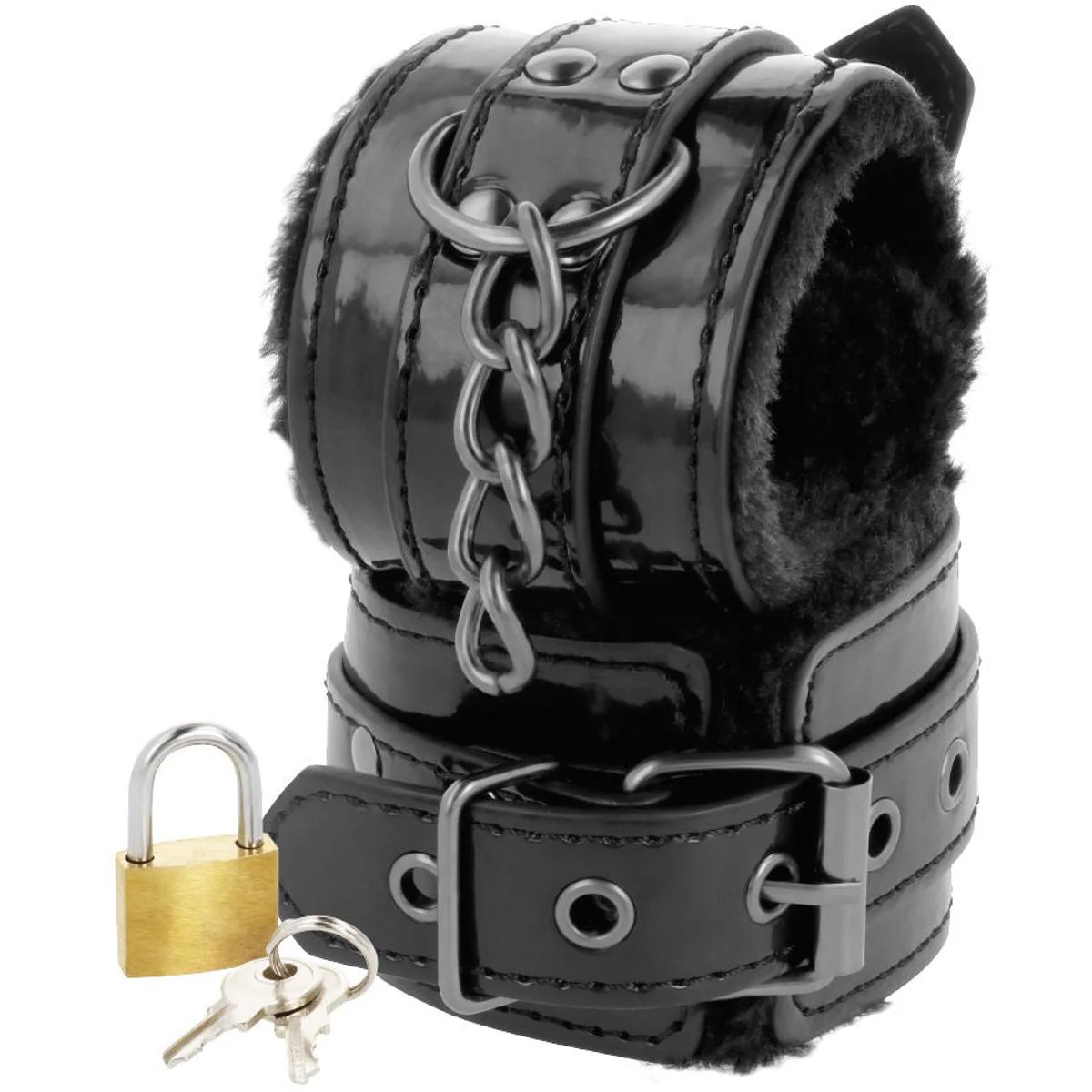 Gefütterte Handschellen mit Schloss