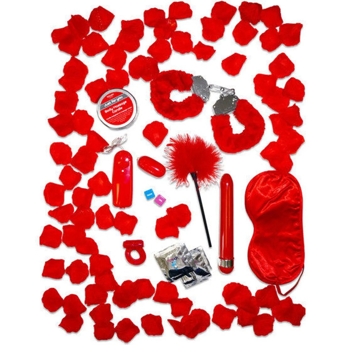 Geschenk-Set "Red Romance", 10-teilig