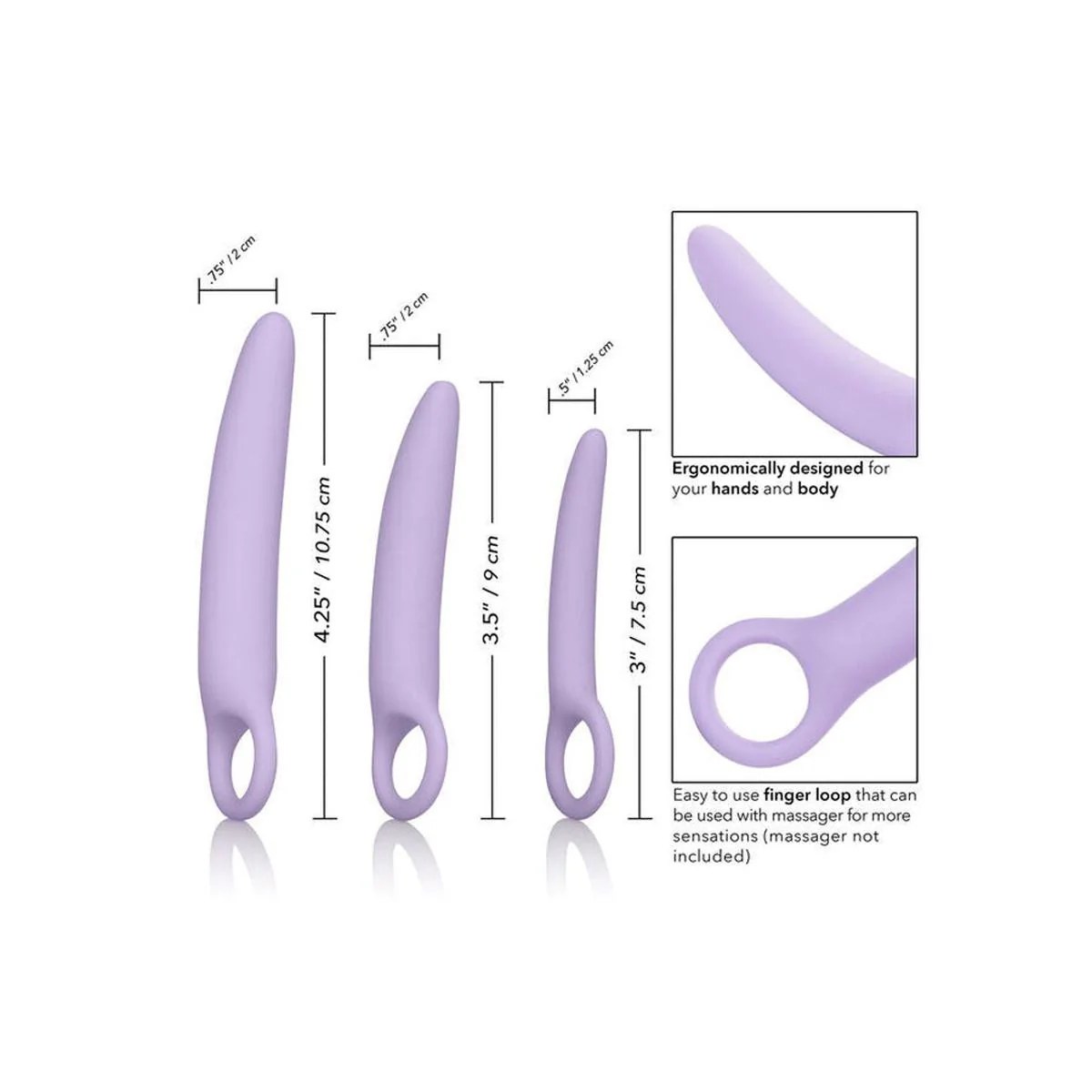 Dilatoren Set, 3-teilig