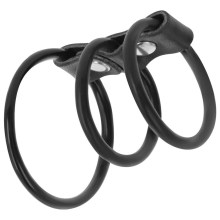 Penisring "Flexible Cock Rings", 3-er Set mit Hodenring Penisring "Flexible Cock Rings", 3-er Set mit Hodenring