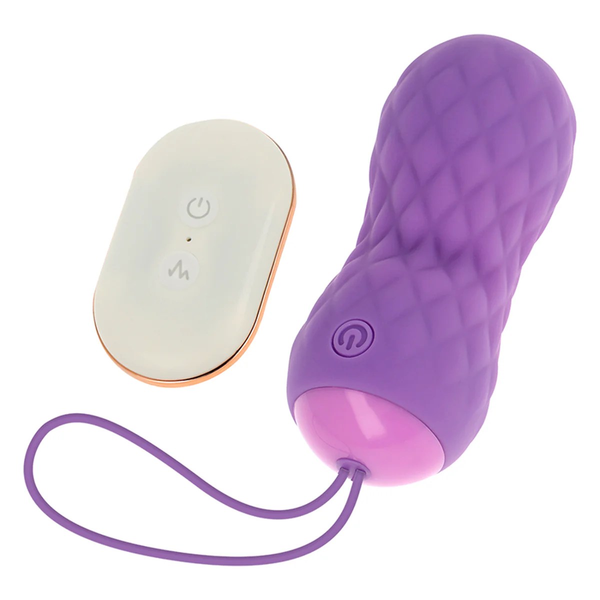 Geriffeltes Vibro-Ei mit Fernbedienung