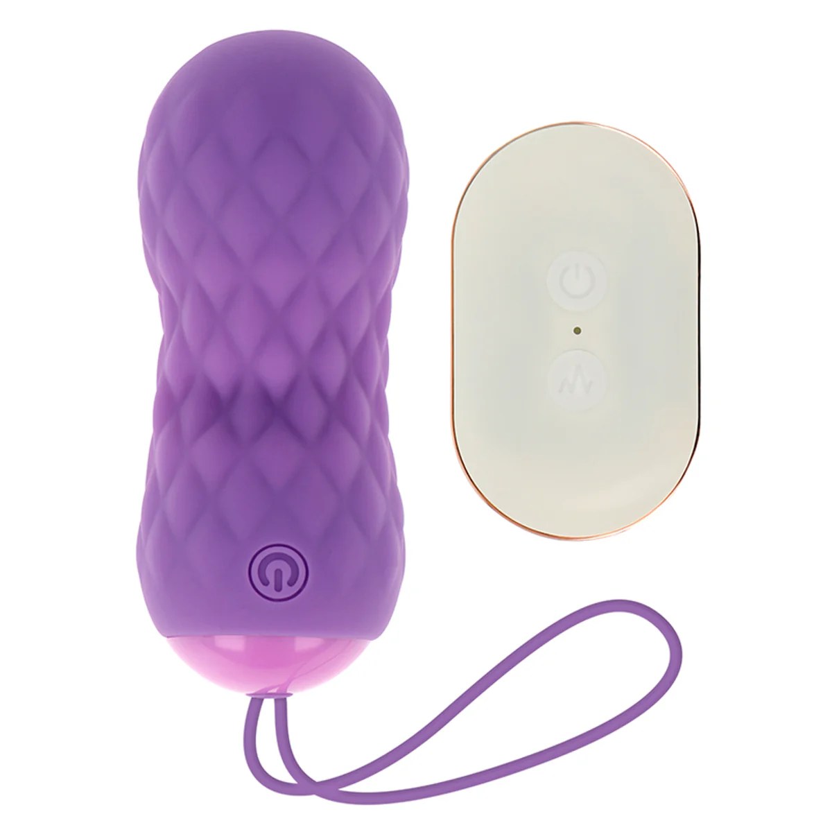 Geriffeltes Vibro-Ei mit Fernbedienung