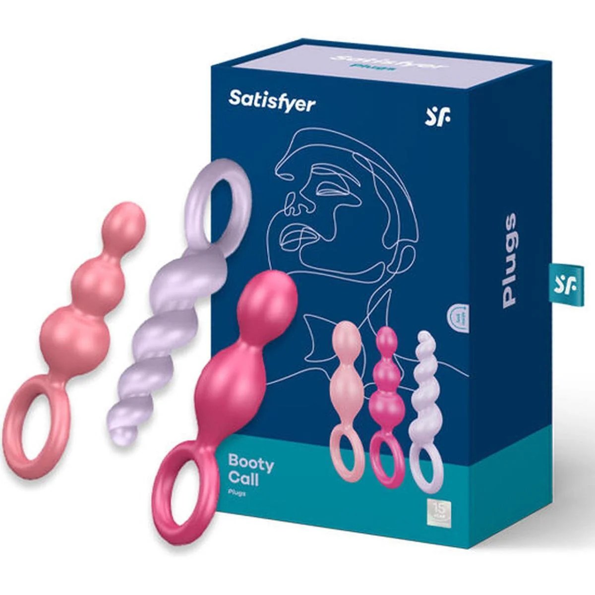 Analplug-Beads Set, 3-teilig