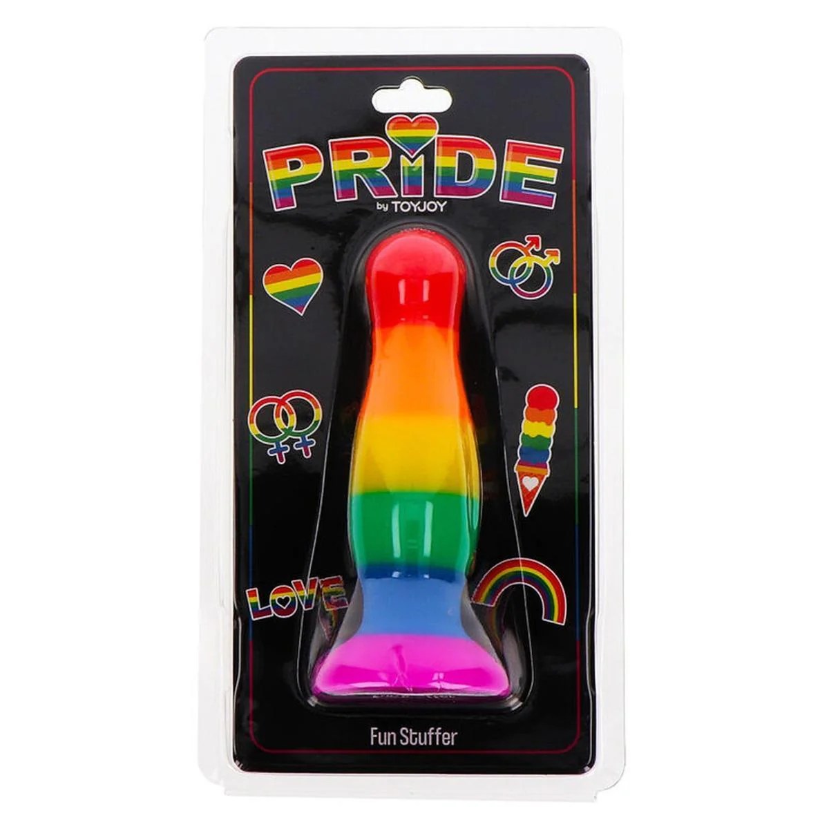 Analplug “Happy Stuffer” im LGBT Flaggen Design