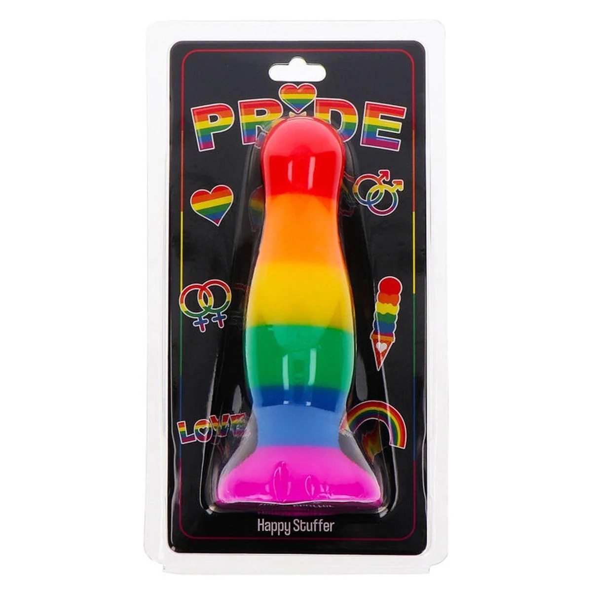 Analplug “Happy Stuffer” im LGBT Flaggen Design