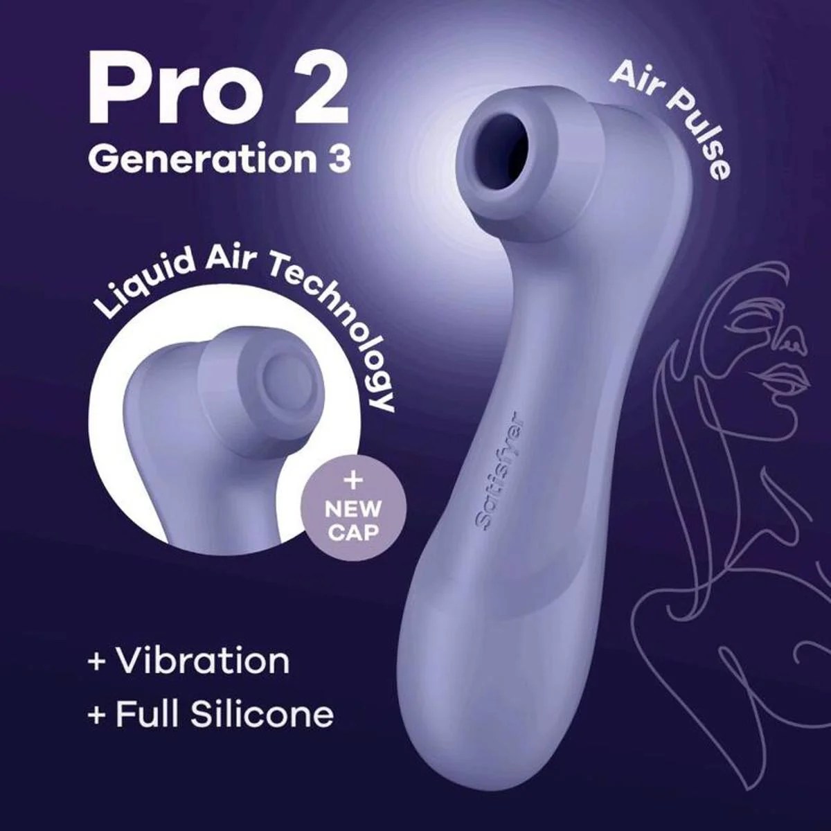 Druckwellenvibrator „Satisfyer 2 Generation 3“ ohne App-Funktion