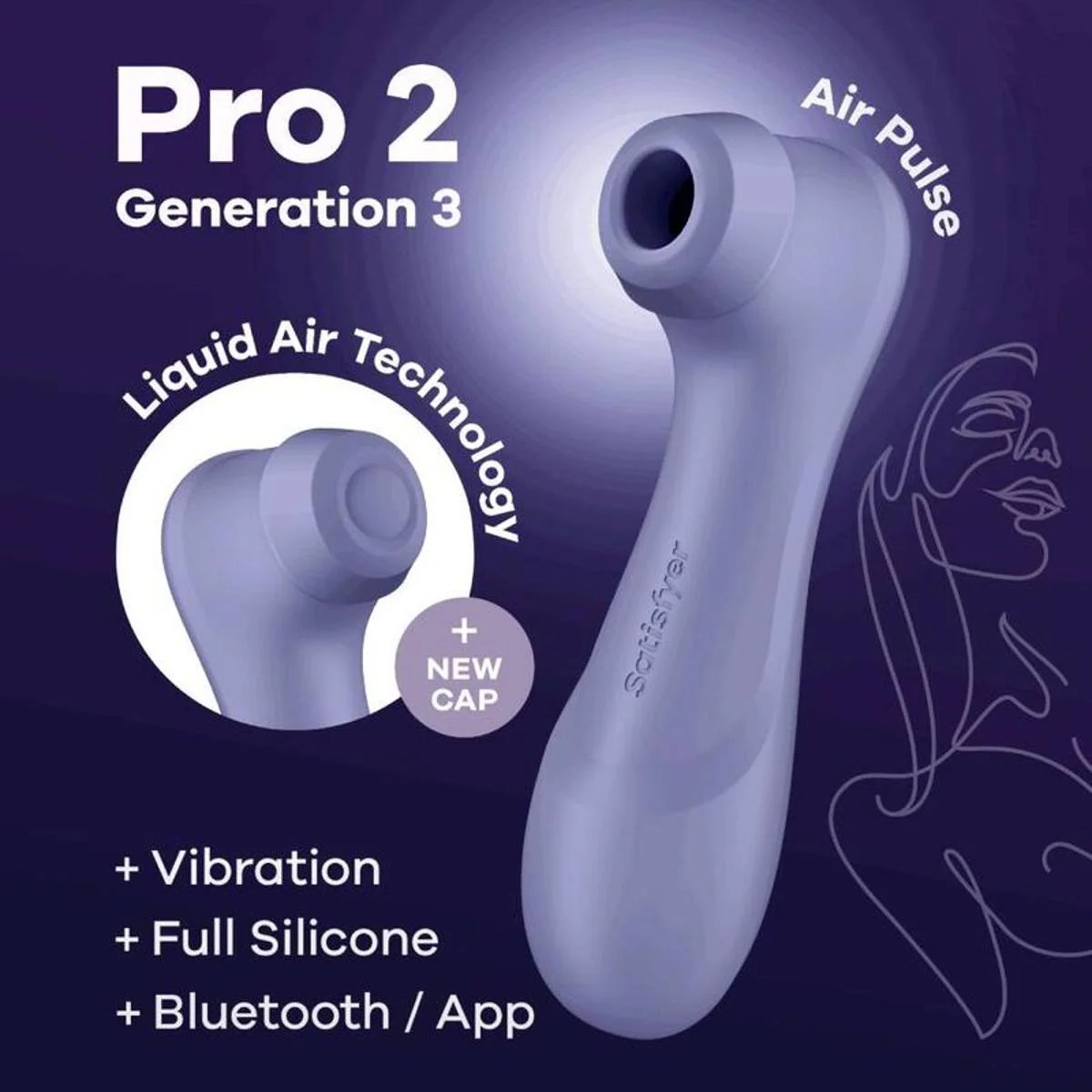 Druckwellenvibrator „Satisfyer 2 Generation 3“ mit App-Funktion