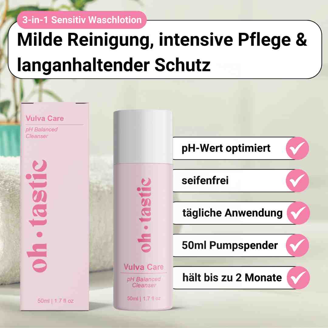 Intim Waschlotion gegen Juckreiz, Scheidenpilz & Geruch