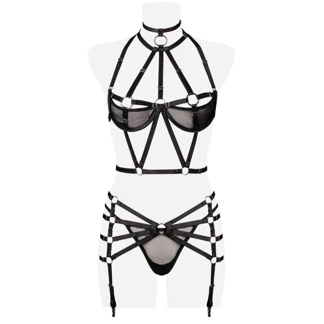 Harness-Set mit Netz-Einsätzen