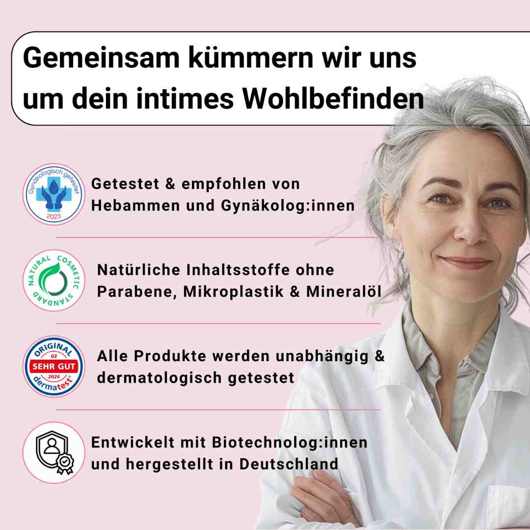 Intim Waschlotion gegen Juckreiz, Scheidenpilz & Geruch