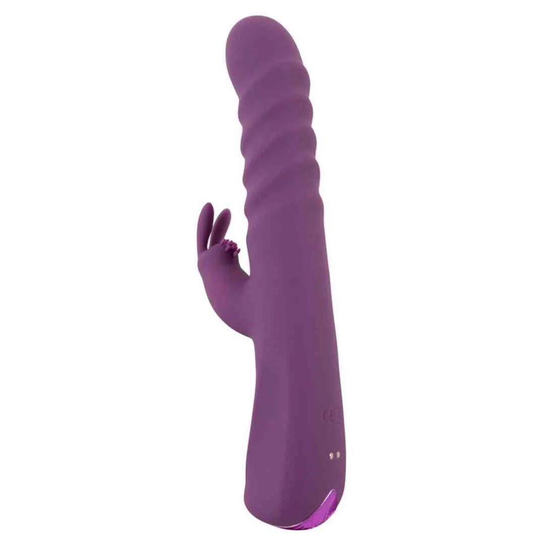 Stoßvibrator mit Klitoris-Stimulator