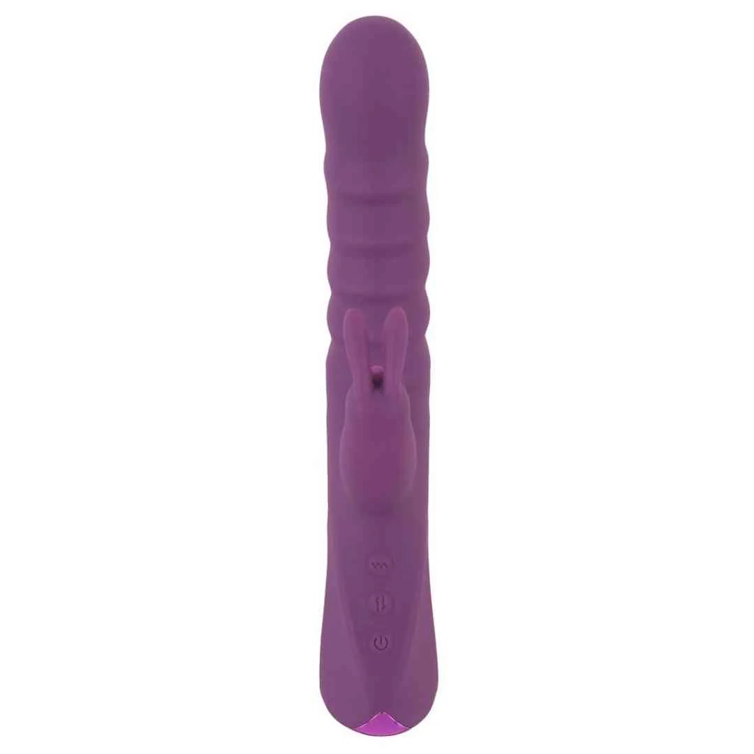 Stoßvibrator mit Klitoris-Stimulator